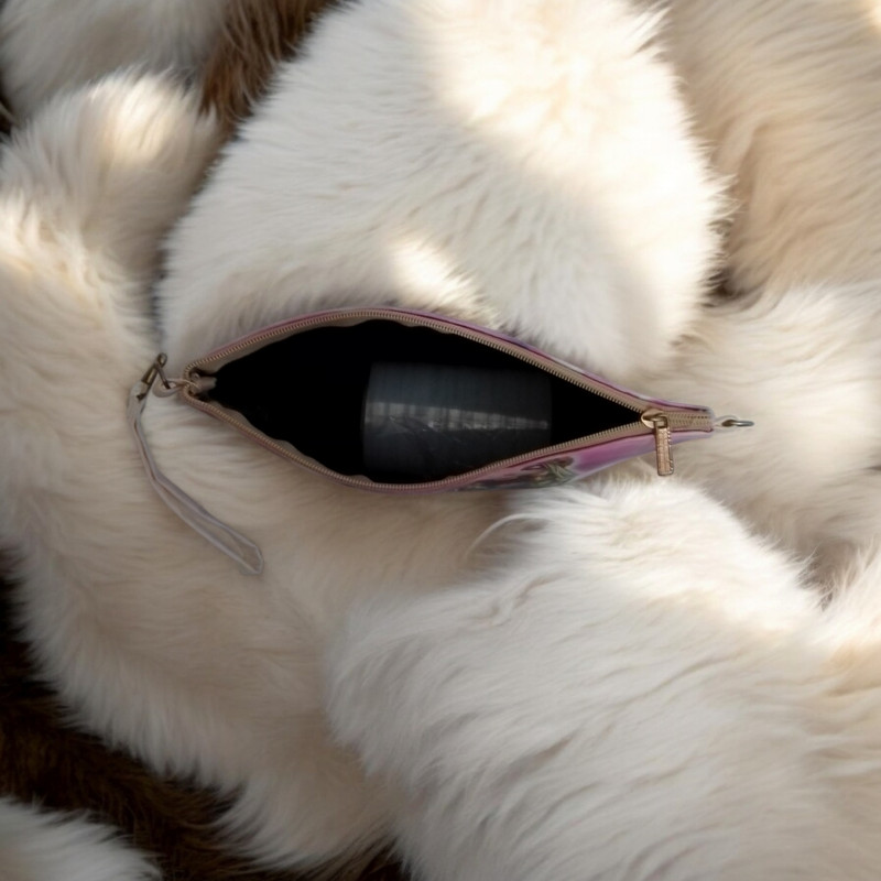 کیف لوازم آرایش زنانه مدل شنلی دختر