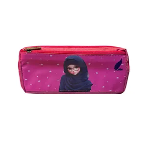 جامدادی مدل 2 زیپ طرح دختر کد 75678