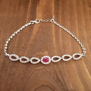 دستبند نقره زنانه کد 3042