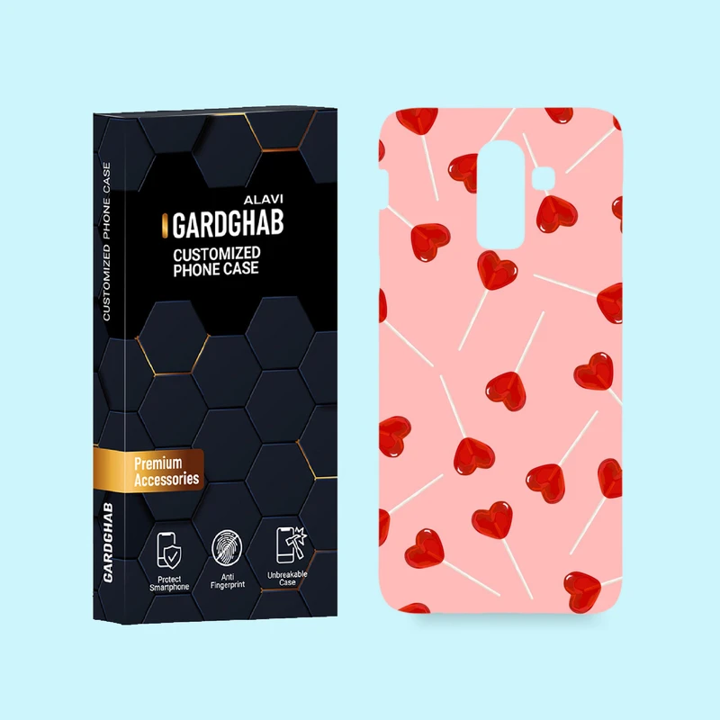 کاور گارد قاب علوی مدل عاشقانه مناسب برای گوشی موبایل سامسونگ Galaxy J8 2018 