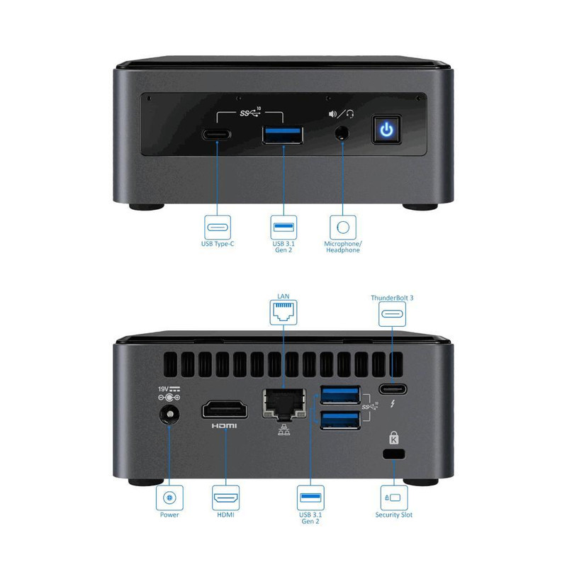 کامپیوتر کوچک اینتل مدل NUC10i5FNH -C