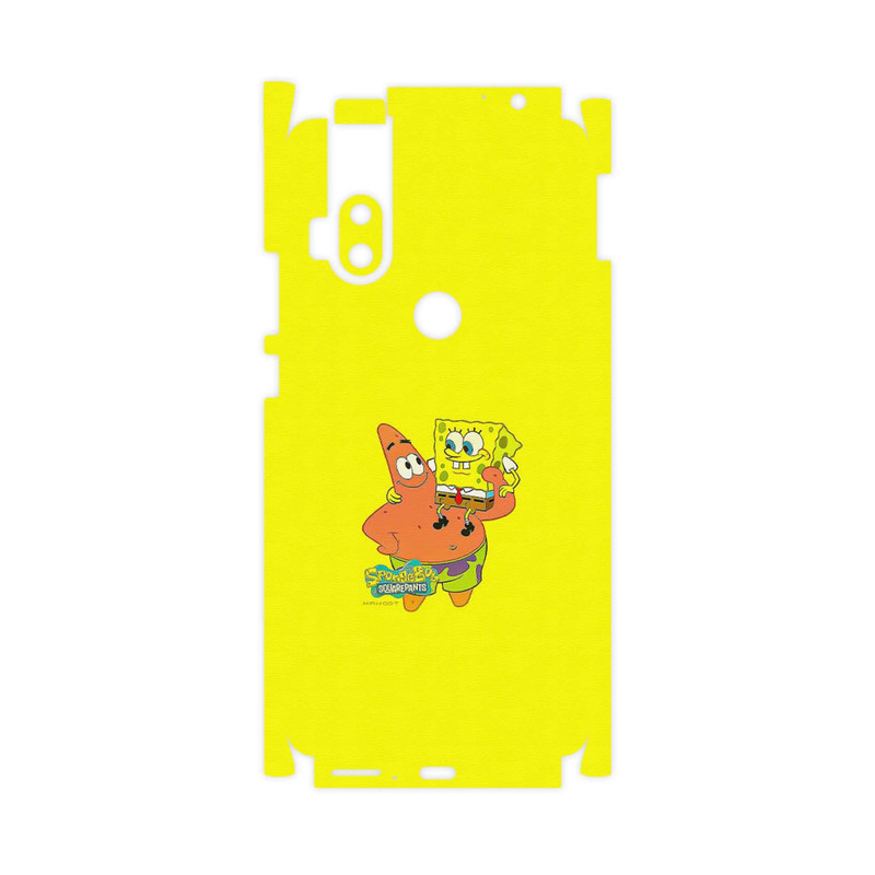 برچسب پوششی ماهوت مدل SpongeBob SquarePants-FullSkin مناسب برای گوشی موبایل موتورولا One Hyper