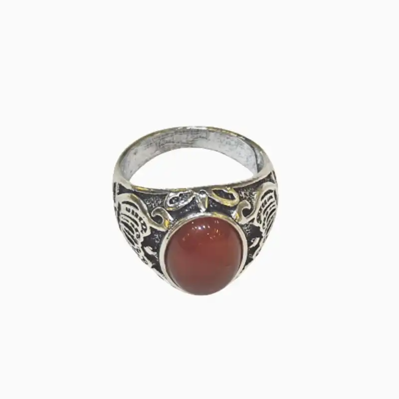 انگشتر مردانه مدل عقیق کد Ag121