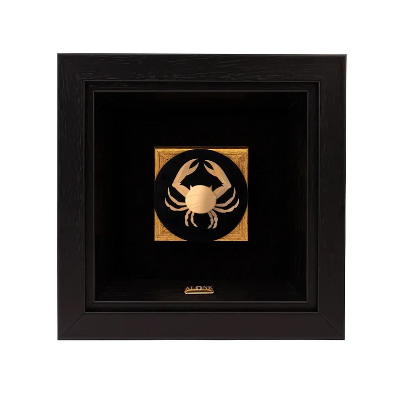 تابلو ورق طلا الون مدل تیر گرد