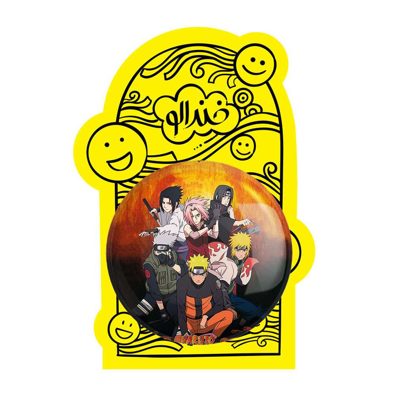 آینه جیبی خندالو طرح انیمه ناروتو Naruto  کد 4922