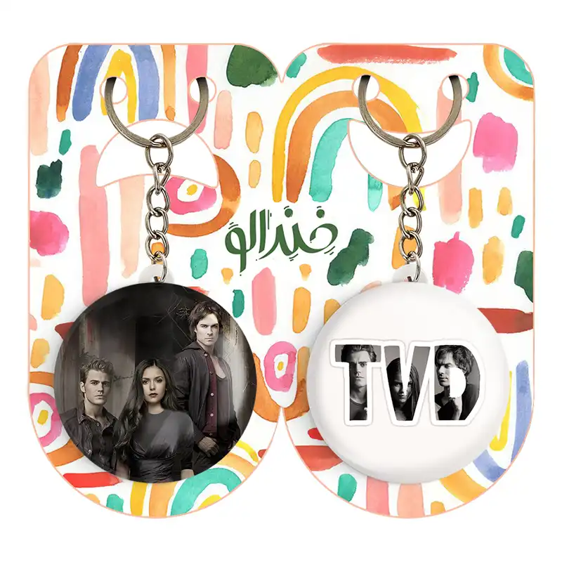 جاکلیدی خندالو مدل خاطرات یک خون آشام The Vampire Diaries کد 2023920244 مجموعه 2 عددی