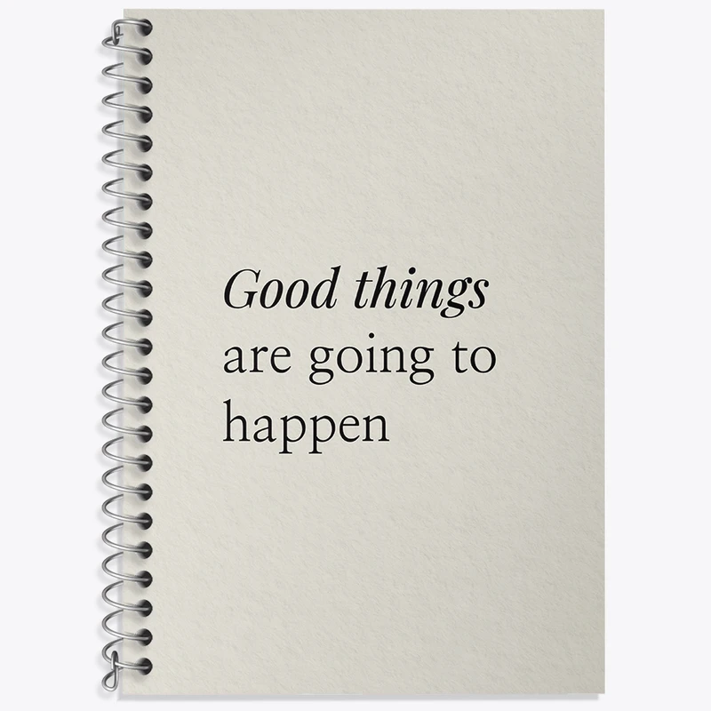 دفتر نت موسیقی 50 برگ خندالو طرح Good Things Are Going To Happen کد N2346