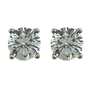 گوشواره زنانه ژوپینگ مدل تک نگین کد E4828