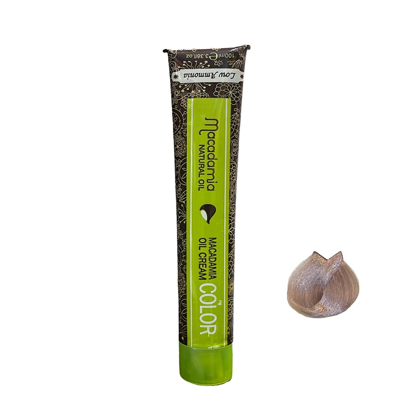 رنگ مو ماکادامیا شماره 09.12 حجم 100 میلی لیتر رنگ بلوند ماسه ای خیلی روشن