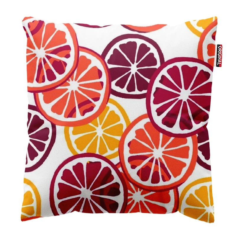 کوسن پاد آفرین طرح میوه ای فانتزی کد 4969 سایز 30*30 سانتی متر