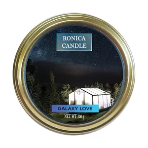 شمع دست ساز مدل کهکشان عشق