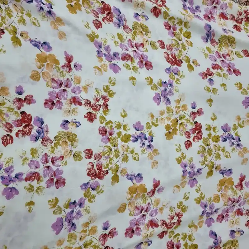 پارچه لباس مدل کودری نخی طرح گلدار کد B