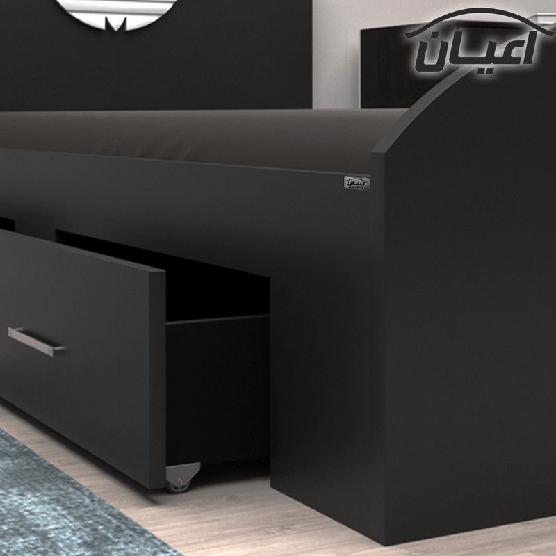تخت خواب یک نفره اعیان مدل FH463 طرح اسپرت سایز 200×120 سانتی متر