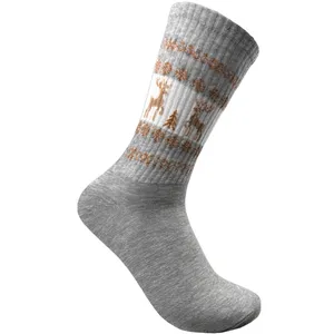 جوراب ساق بلند مدل گوزن کریسمس 