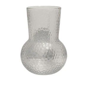 گلدان شیشه ای مدل قطره ای کره ای