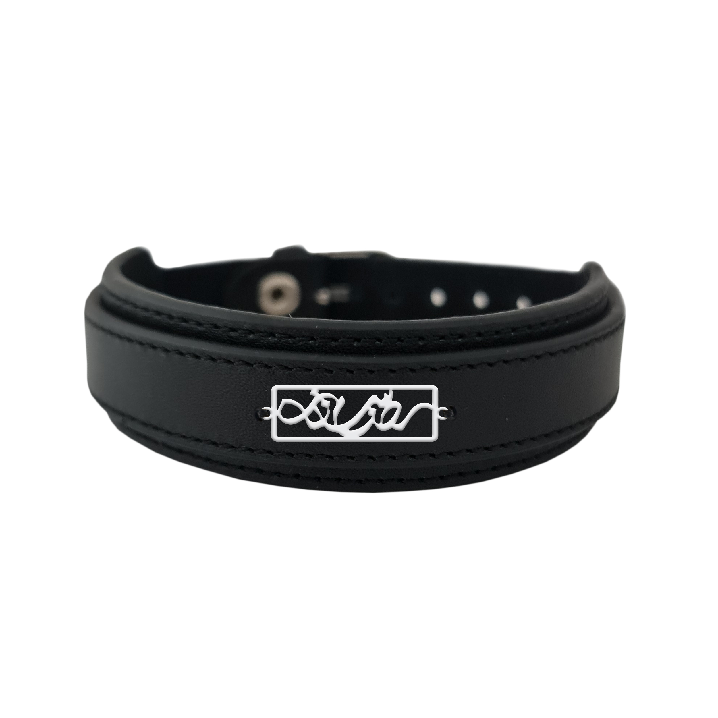 دستبند نقره مردانه لیردا مدل رضا و ساناز کد      ghd000685