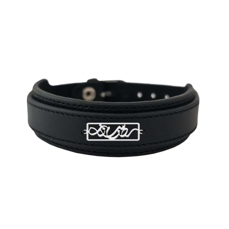 دستبند نقره مردانه لیردا مدل رضا و ساناز کد      ghd000685