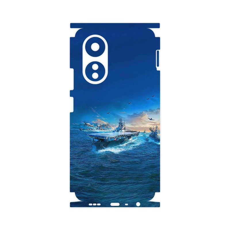 برچسب پوششی ماهوت مدل Warship-FullSkin مناسب برای گوشی موبایل اپو A58 4G