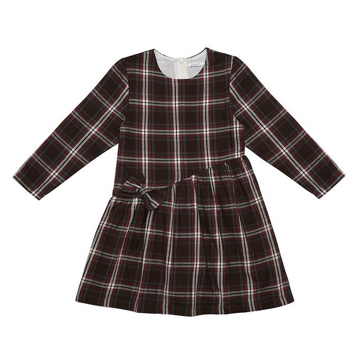 پیراهن دخترانه فیورلا مدل چهارخانه الهه کد 43501 -  - 1