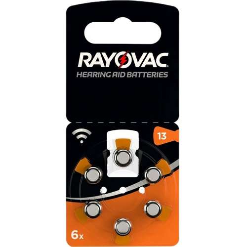 باتری سمعک ریوواک مدل 13 بسته شش عددی