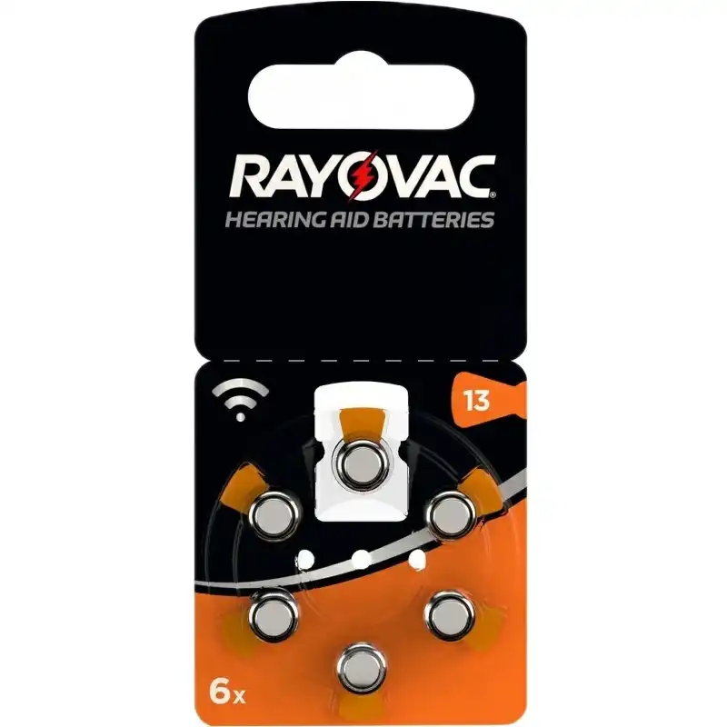 باتری سمعک ریوواک مدل 13 بسته شش عددی