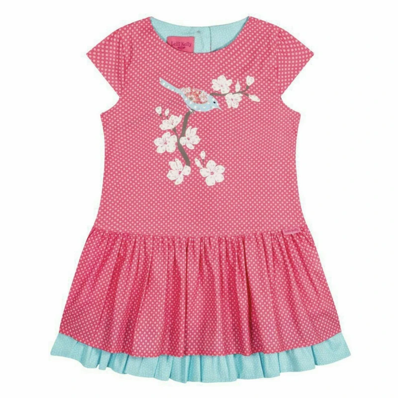 پیراهن بدون آستین یقه گرد دخترانه مدل BL4