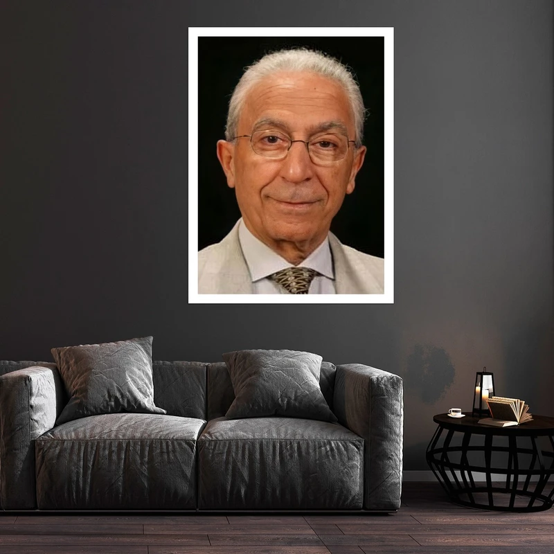 تابلو بکلیت طرح مشاهیر ایران مجید سمیعی مدل قاب شاسی W-S9825