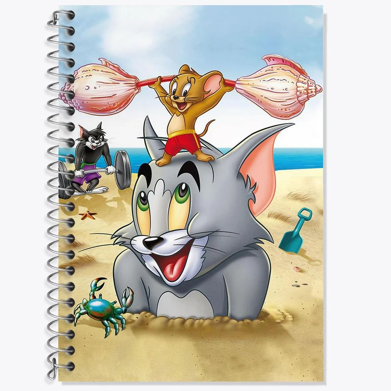 دفتر لغت 50 برگ خندالو مدل تام و جری Tom And Jerry کد 10724