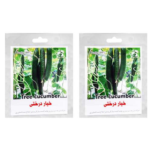 بذر خیار درختی گرین فارم کد 007 بسته 2 عددی 