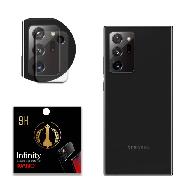 محافظ لنز دوربین اینفینیتی مدل Pro Max مناسب برای گوشی موبایل سامسونگ Galaxy Note 20 Ultra بسته 2 عددی