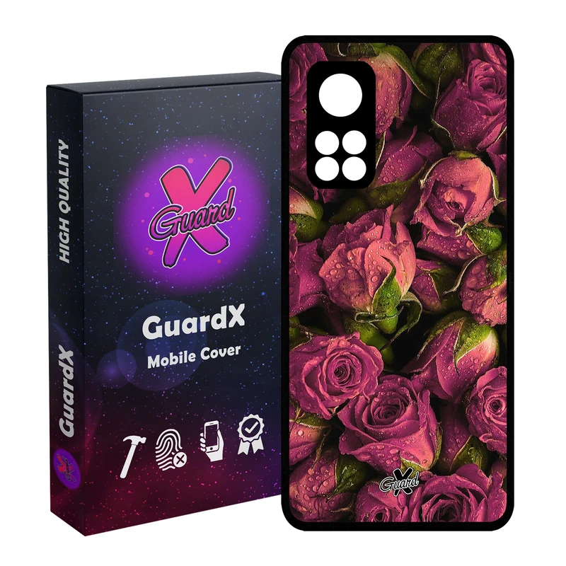 کاور گارد ایکس طرح Flower مدل Glass10006 مناسب برای گوشی موبایل شیائومی Mi 10T / Mi 10T Pro