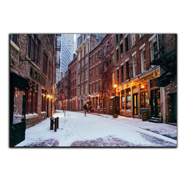 تابلو شاسی بکلیت طرح زمستان و منظره شهر نیویورک مدل SH-350