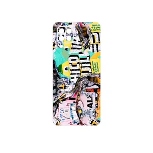 MAHOOT Collage of Teared Paper Cover Sticker for Samsung Galaxy M32