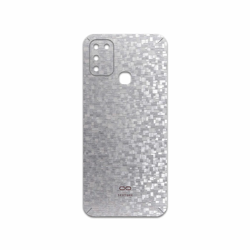 برچسب پوششی ماهوت مدل Silver-Silicon مناسب برای گوشی موبایل اینفینیکس Hot 10 Play