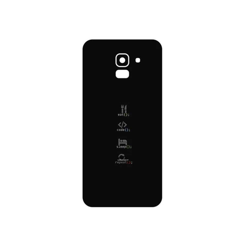 برچسب پوششی ماهوت مدل Programming 2 مناسب برای گوشی موبایل سامسونگ Galaxy J6