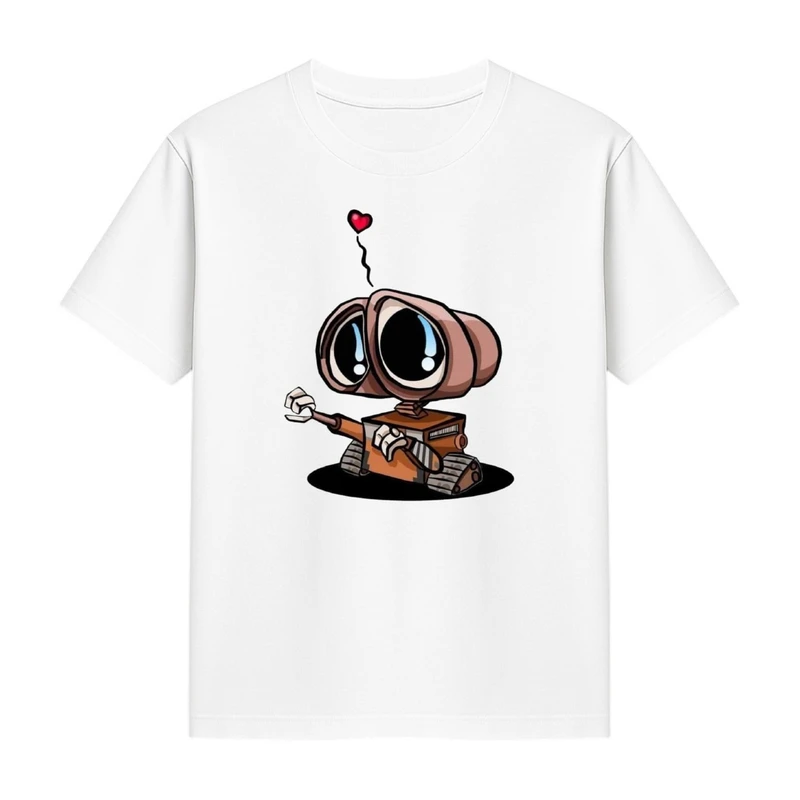 تی‌شرت آستین کوتاه دخترانه مدل وال ای کد p3 