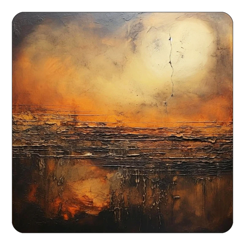 مگنت کاکتی طرح نقاشی رنگ روغن مدل mp69694