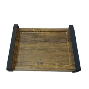 سینی مدل چوبی دسته دار کد 3630