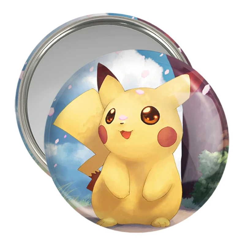 آینه جیبی خندالو مدل پیکاچو انیمه پوکمون  کد 17367