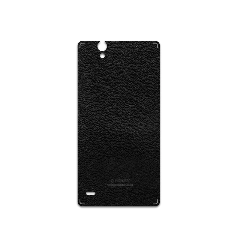 برچسب پوششی ماهوت مدل Black-Leather مناسب برای گوشی موبایل سونی Xperia C4