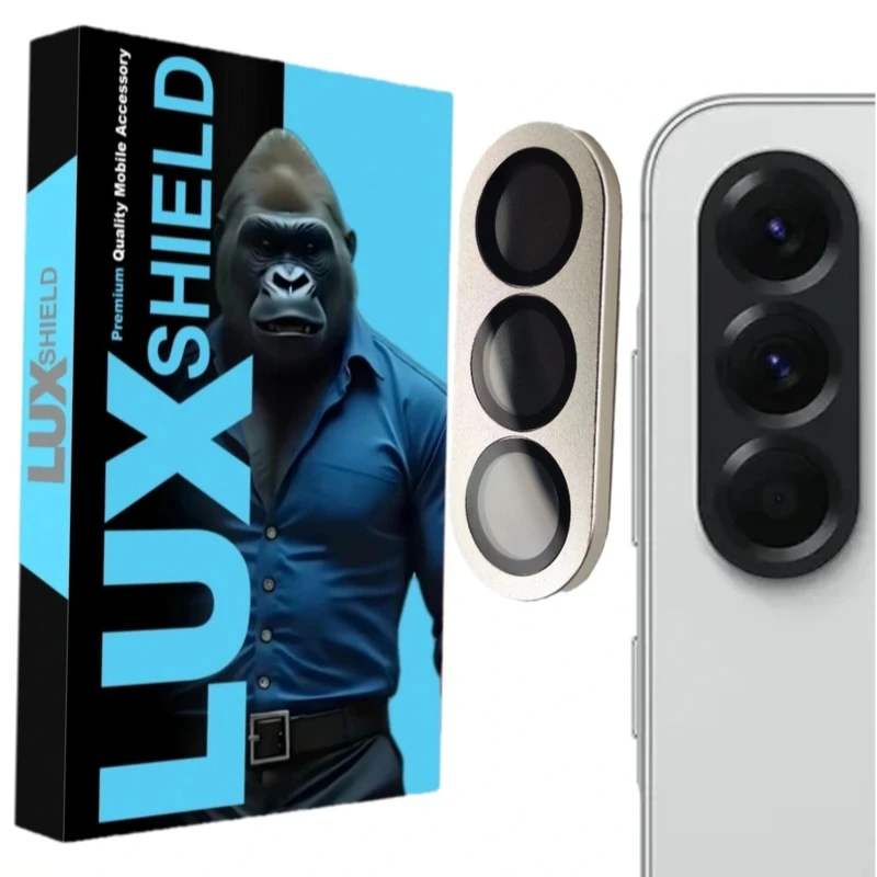 محافظ لنز دوربین لوکس شیلد مدل شیشه فلزی مناسب برای گوشی موبایل سامسونگ Galaxy A26 / A36 / A56