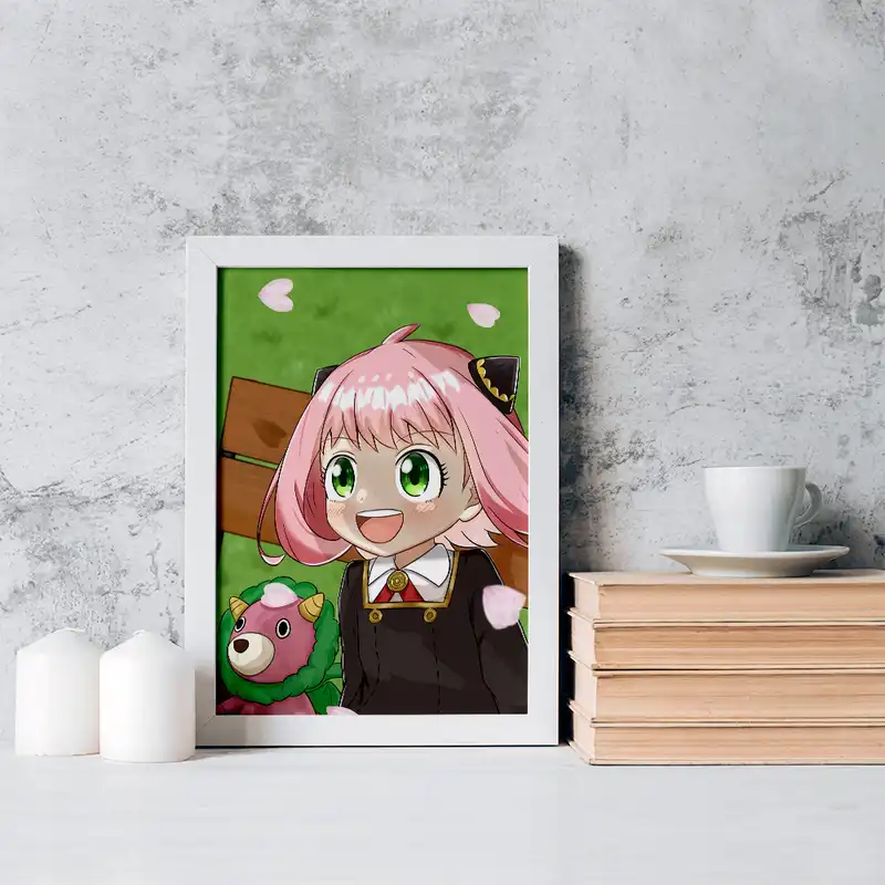 تابلو خندالو مدل آنیا فورجر انیمه اسپای ایکس فمیلی کد 15587