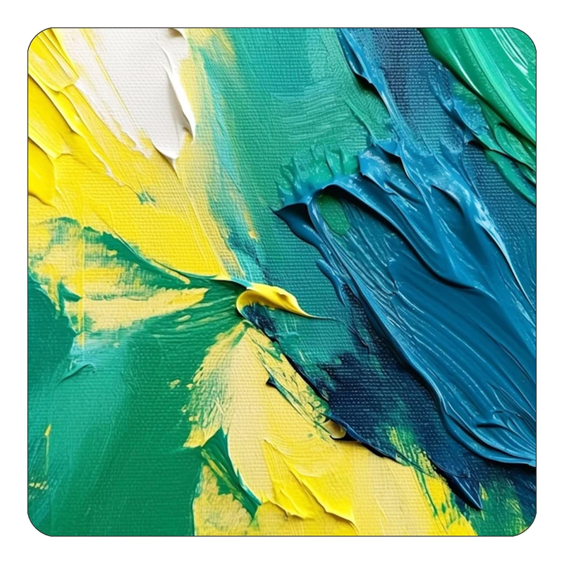 مگنت کاکتی طرح نقاشی رنگ روغن مدل mp70008