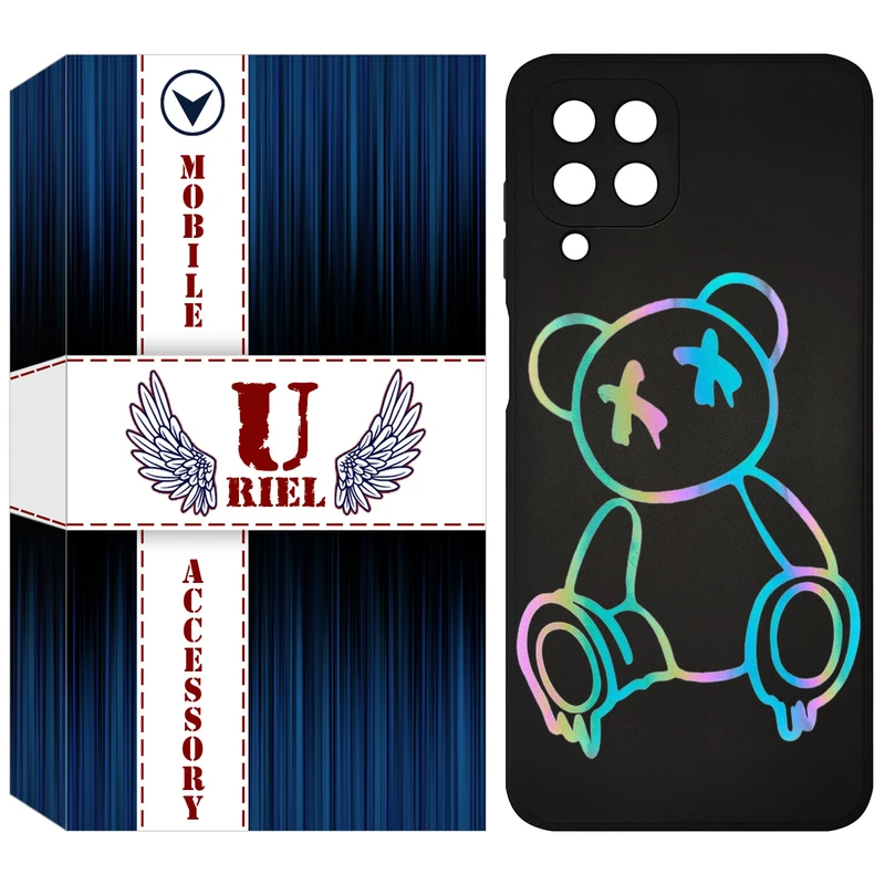 کاور یوریل قاب مدل KSH کد 44 طرح خرس رنگی مناسب برای گوشی موبایل سامسونگ Galaxy M33