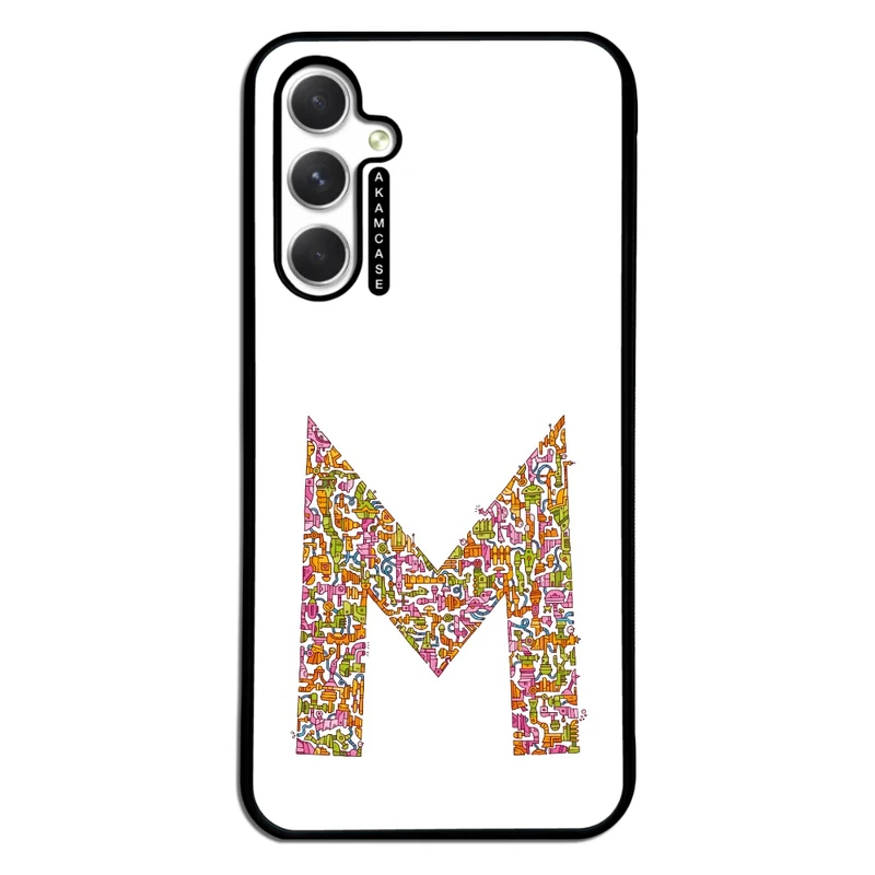 کاور آکام مدل AMC-WSGA54-ALPHADOODLEBET-13 مناسب برای گوشی موبایل سامسونگ Galaxy A54