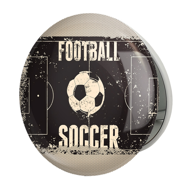 آینه جیبی خندالو طرح فوتبال Football مدل تاشو کد 25971 