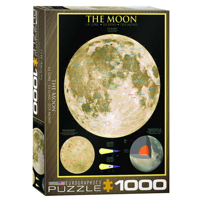 پازل 1000 تکه یوروگرافیکس پازلز مدل The Moon كد 60001007