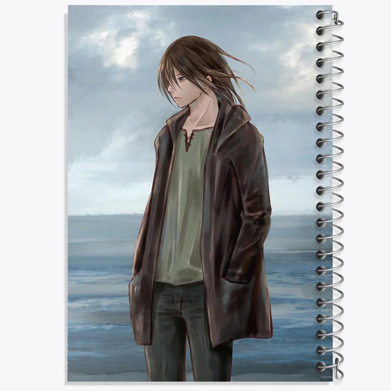 دفتر ژورنال نویسی 50 برگ خندالو مدل نقطه ای طرح ارن یگر انیمه اتک آن تایتان Attack on Titan کد 18579