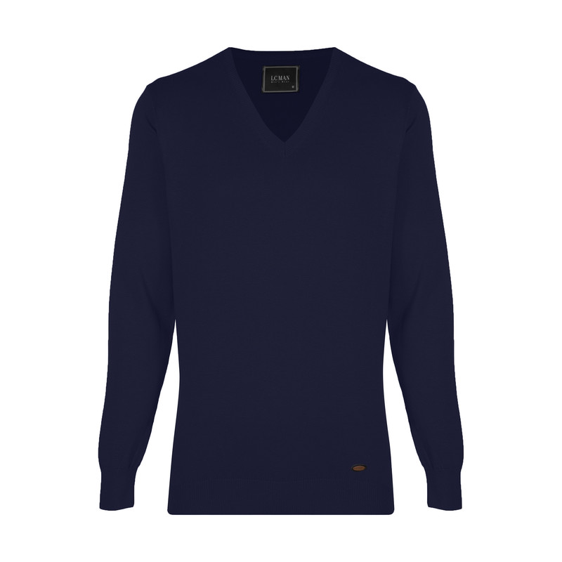 پلیور مردانه ال سی من مدل 09315823-Darknavyblue