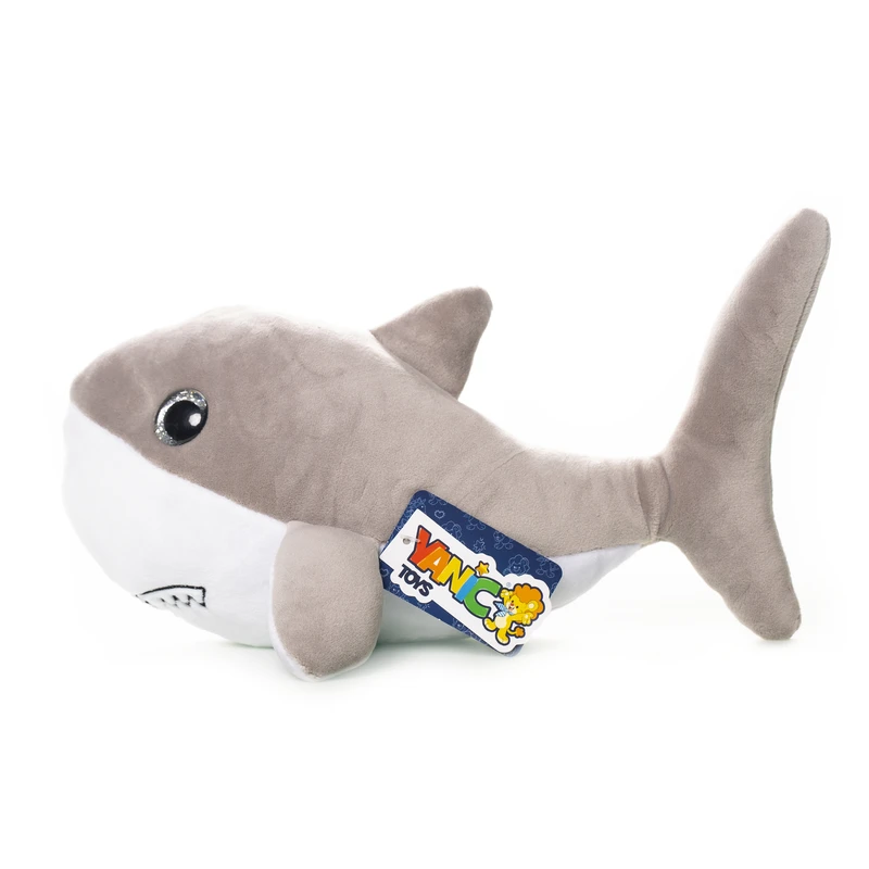 عروسک یانیک مدل کوسه کد 100211 ارتفاع 16 سانتی متر